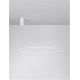 Pendule, Lustre suspendate - Lustra LED suspendata design modern circular TARQUIN D-100cm alba