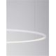 Pendule, Lustre suspendate - Lustra LED suspendata design modern circular TARQUIN D-100cm alba