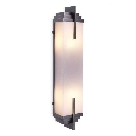 Aplice, corpuri de iluminat pentru pereti - Aplica de perete design elegant LUX Harman bronz