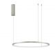 Pendule, Lustre suspendate - Lustra LED suspendata design modern circular TARQUIN D-60cm argintie