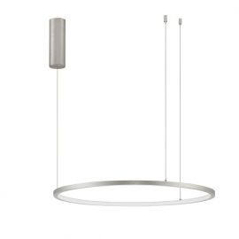 Pendule, Lustre suspendate - Lustra LED suspendata design modern circular TARQUIN D-60cm argintie