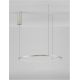 Pendule, Lustre suspendate - Lustra LED suspendata design modern circular TARQUIN D-60cm argintie