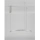 Pendule, Lustre suspendate - Lustra LED suspendata design modern circular TARQUIN D-60cm argintie