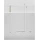 Pendule, Lustre suspendate - Lustra LED suspendata design modern circular TARQUIN D-60cm argintie