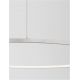Pendule, Lustre suspendate - Lustra LED suspendata design modern circular TARQUIN D-100cm argintie