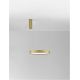 Pendule, Lustre suspendate - Lustra LED suspendata design modern circular PERRINE D-40cm aurie