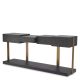 Console - Consola design elegant LUX Nerone, gri carbune