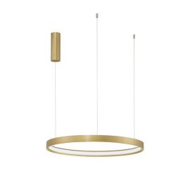 Pendule, Lustre suspendate - Lustra LED suspendata design modern circular PERRINE D-60cm aurie