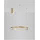 Pendule, Lustre suspendate - Lustra LED suspendata design modern circular PERRINE D-60cm aurie