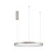 Pendule, Lustre suspendate - Lustra LED suspendata design modern circular PERRINE D-60cm argintie