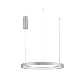 Pendule, Lustre suspendate - Lustra LED suspendata design modern circular PERRINE D-60cm argintie