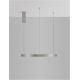 Pendule, Lustre suspendate - Lustra LED suspendata design modern circular PERRINE D-60cm argintie