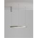 Pendule, Lustre suspendate - Lustra LED suspendata design modern circular PERRINE D-60cm argintie