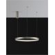 Pendule, Lustre suspendate - Lustra LED suspendata design modern circular PERRINE D-60cm argintie