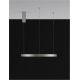Pendule, Lustre suspendate - Lustra LED suspendata design modern circular PERRINE D-60cm argintie