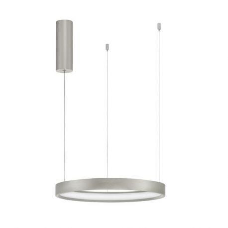 Pendule, Lustre suspendate - Lustra LED suspendata design modern circular PERRINE D-40cm argintie