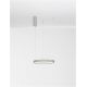 Pendule, Lustre suspendate - Lustra LED suspendata design modern circular PERRINE D-40cm argintie