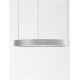 Pendule, Lustre suspendate - Lustra LED suspendata design modern circular PERRINE D-40cm argintie