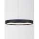 Pendule, Lustre suspendate - Lustra LED suspendata design modern circular PERRINE D-40cm neagra