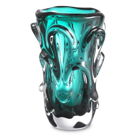 Parfumuri de camera, Idei cadouri, Obiecte decorative - Vaza flori, Vas decorativ Aila L turcoaz