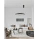 Pendule, Lustre suspendate - Lustra LED suspendata design modern circular PERRINE D-60cm neagra