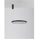Pendule, Lustre suspendate - Lustra LED suspendata design modern circular PERRINE D-60cm neagra