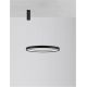 Pendule, Lustre suspendate - Lustra LED suspendata design modern circular PERRINE D-60cm neagra