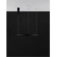 Pendule, Lustre suspendate - Lustra LED suspendata design modern circular PERRINE D-60cm neagra