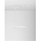 Pendule, Lustre suspendate - Lustra LED suspendata design modern circular PERRINE D-40cm alba