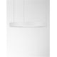 Pendule, Lustre suspendate - Lustra LED suspendata design modern circular PERRINE D-40cm alba