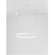 Pendule, Lustre suspendate - Lustra LED suspendata design modern circular PERRINE D-60cm alba