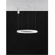 Pendule, Lustre suspendate - Lustra LED suspendata design modern circular PERRINE D-60cm alba