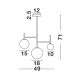 Lustre aplicate - Lustra moderna design minimalist LICATO 3L