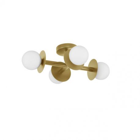 Plafoniere - Plafoniera moderna design minimalist LICATO 4L aurie