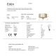 Plafoniere - Plafoniera LED EDEN 55cm