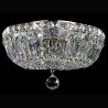 Plafoniera crystal Twister auriu