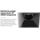 Spoturi incastrabile spatii comerciale - Spot LED incastrabil DEEP60 Downlight square black 36° 3000K honeycomb