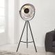 Lampadare - LAMPADAR DESIGN RETRO BIG Studio negru/ argintiu