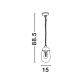 Iluminat exterior - Pendul pentru iluminat exterior IP54 OMIKA