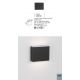 Aplice - Aplica LED de perete pentru iluminat exterior IP65 DEWI