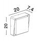 Aplice - Aplica pentru iluminat exterior IP65 CAPE
