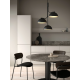 Pendule, Lustre suspendate - Pendul cu 3 surse de iluminat design modern TULLIO negru