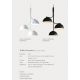 Pendule, Lustre suspendate - Pendul cu 3 surse de iluminat design modern TULLIO negru