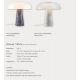 Veioze - Veioza, lampa de masa design modern Glossy gri