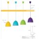 Pendule, Lustre suspendate - Pendul modern GUMMY BLUE