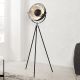 Lampadare - LAMPADAR DESIGN RETRO Studio negru/ argintiu