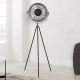 Lampadare - LAMPADAR DESIGN RETRO Studio negru/ argintiu