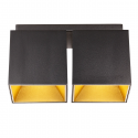 Corp aplicat cu 2 spoturi design modern ETHAN negru