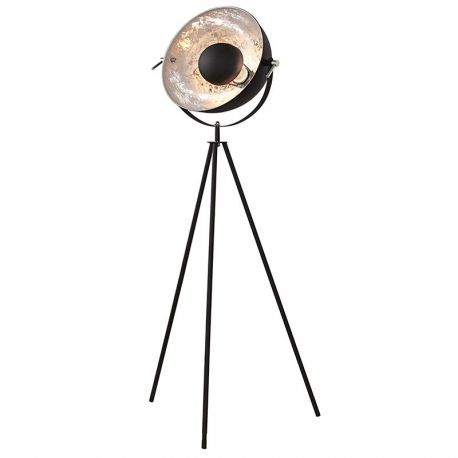 Lampadare - LAMPADAR DESIGN RETRO Studio negru/ argintiu