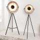Lampadare - LAMPADAR DESIGN RETRO Studio negru/ argintiu